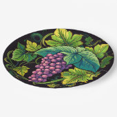 Assiettes En Carton Raisins (Angle)