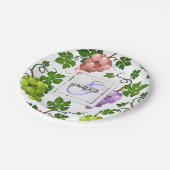 Assiettes En Carton Raisins et raisins doux (Angle)