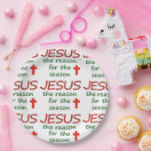 Assiettes En Carton Raison de JÉSUS de saison (Fête)