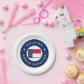 Assiettes En Carton Raleigh Caroline du Nord (Fête)