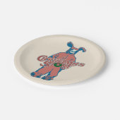 Assiettes En Carton Ralphie | Cauchemar rose (Angle)