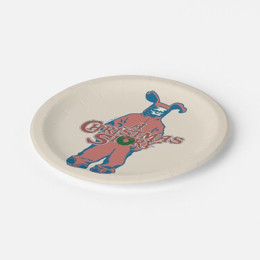 Assiettes En Carton Ralphie | Cauchemar rose (Angle)