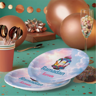 Assiettes En Carton Ramadan Kareem