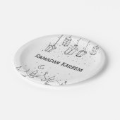 Assiettes En Carton Ramadan Kareem Ramadan Moubarak (Angle)