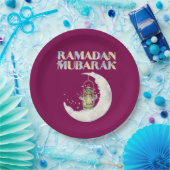 Assiettes En Carton Ramadan Mubarak (Fête)