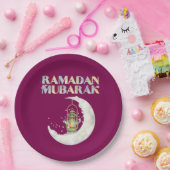 Assiettes En Carton Ramadan Mubarak (Fête)