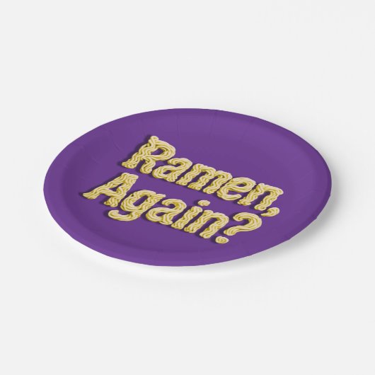 Assiettes En Carton Ramen, Encore ? (Angle)
