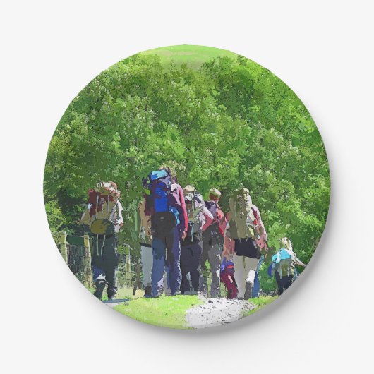 ASSIETTES EN CARTON RANDONNÉE (Devant)