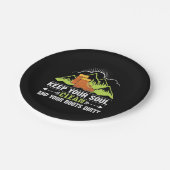 Assiettes En Carton Randonnée Gardez votre âme propre (Angle)