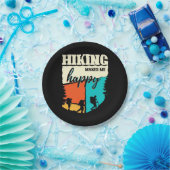 Assiettes En Carton Randonnée Me Rend Heureux (Fête)