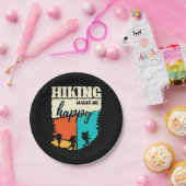 Assiettes En Carton Randonnée Me Rend Heureux (Fête)