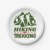 Assiettes En Carton Randonnée ou trekking (Devant)