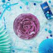 Assiettes En Carton Ranunculus pourpre (Fête)