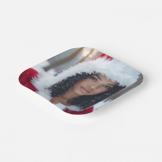 ASSIETTES EN CARTON RAPPY X-MAS (Angulaire)