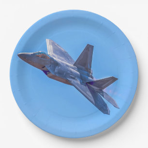 Assiettes En Carton Raptor F-22A de Lockheed Martin