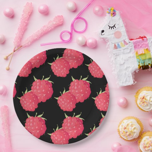 Assiettes En Carton Raspberrys (Fête)