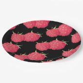 Assiettes En Carton Raspberrys (Angle)