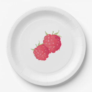 Assiettes En Carton Rasperry