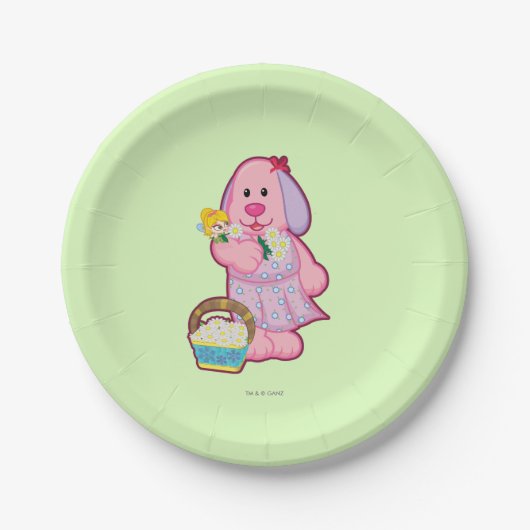 Assiettes En Carton Rassemblement des fleurs avec Melanie (Devant)