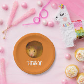 Assiettes En Carton Rat drôle d'illusion optique en trou (Fête)