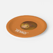 Assiettes En Carton Rat drôle d'illusion optique en trou (Angle)