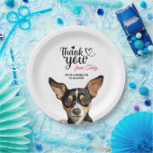 Assiettes En Carton Rat Terrier (Fête)