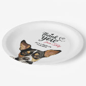 Assiettes En Carton Rat Terrier (Angle)