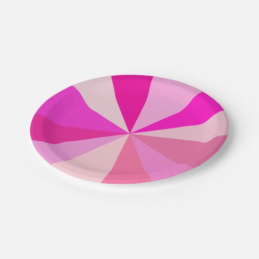 Assiettes En Carton Rayons 60s géométriques géniaux modernes d'art de (Angle)