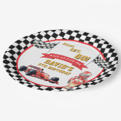 Assiettes En Carton Ready Set Go Race On Boy Birthday (Angle)