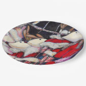 Assiettes En Carton Réalité sur les vacances (Angle)