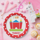 Assiettes En Carton Rebondissons les caisses de fête d'anniversaire (Fête)