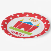 Assiettes En Carton Rebondissons les caisses de fête d'anniversaire (Angle)