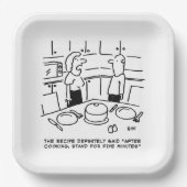 Assiettes En Carton Recette Dit Se tenir après la Cuisine (Recto)