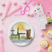 Assiettes En Carton Recevez le soleil béni Imbolc Wiccan Holiday (Fête)