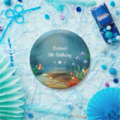 Assiettes En Carton Récif d'océan sous la fête d'anniversaire de mer (Fête)