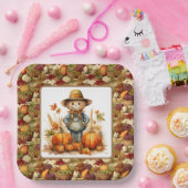 Assiettes En Carton Récolte d'automne (Fête)