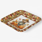 Assiettes En Carton Récolte d'automne (Angulaire)