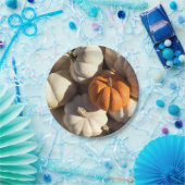 Assiettes En Carton Récolte de citrouille de dîner de thanksgiving (Fête)