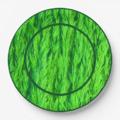 Assiettes En Carton Récolte de graines d'herbe verte (Devant)