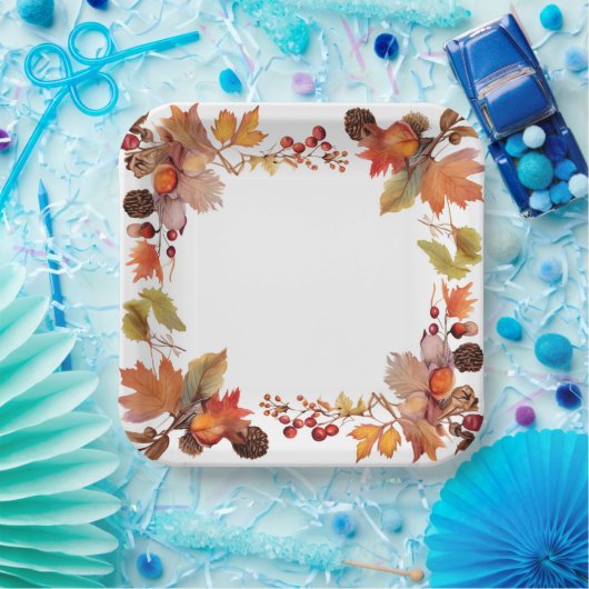 Assiettes En Carton Récolte : Récolte de germes (Fête)