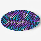 Assiettes En Carton rectangles géométriques plaques en papier (Angle)