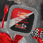 Assiettes En Carton Red | Black Go Kart Racing Anniversaire<br><div class="desc">Rendez-vous pour fêter un anniversaire sur le thème du karting. Cette conception de fête d'anniversaire comporte un karting rouge et noir avec un entraînement casqué rouge et des flammes tirant sur le dos du karting. Les mots "Ready, Set, Go !" sont également faits dans un dégradé de flamme. Une paire...</div>