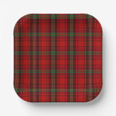 Assiettes En Carton Red Black Green - Plaids confortables (Recto)