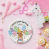 Assiettes En Carton Red Brussels Griffon Chien fête d'anniversaire (Fête)