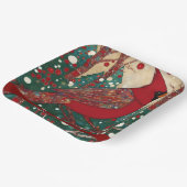 Assiettes En Carton Red Festive Joyeux Noël (Angulaire)