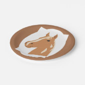 Assiettes En Carton Red Flight le Cheval heureux (Angle)