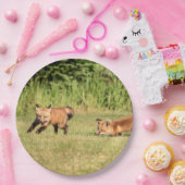 Assiettes En Carton Red Fox Kits Jouer (Fête)