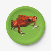 Assiettes En Carton Red Poison Dart Frog (Devant)
