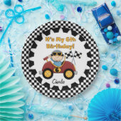 Assiettes En Carton Red Racing Car 6e Anniversaire Plaques Papier (Fête)