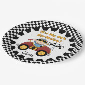 Assiettes En Carton Red Racing Car 6e Anniversaire Plaques Papier (Angle)